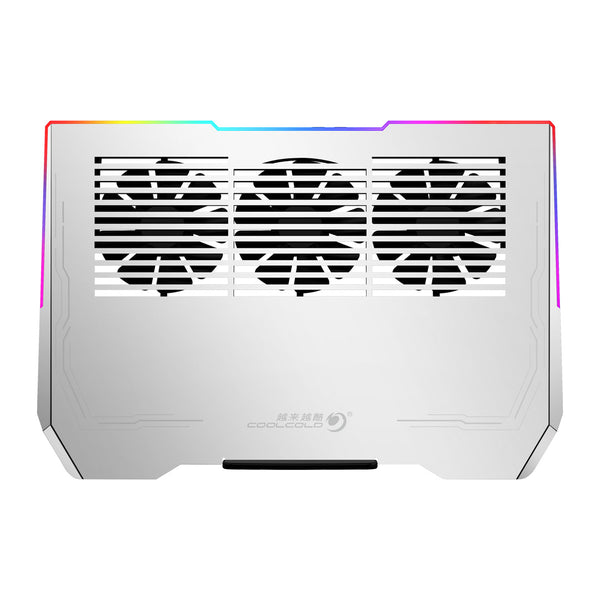 Porodo Laptop Stand PDX117 ALUMINUM MULTI-FAN Cooling Pad  - Gray