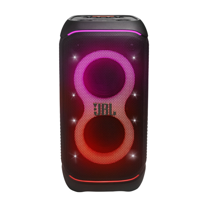 JBL Partybox Stage 320 Portable Party Speaker with Wheels - Black & White