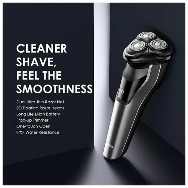 Oraimo Shaver Dual Ultra-thin Razor Net,  Pop-up Trimmer,  One-touch Open,  IPX7 Water Resistance - OPC-RS20 - Black