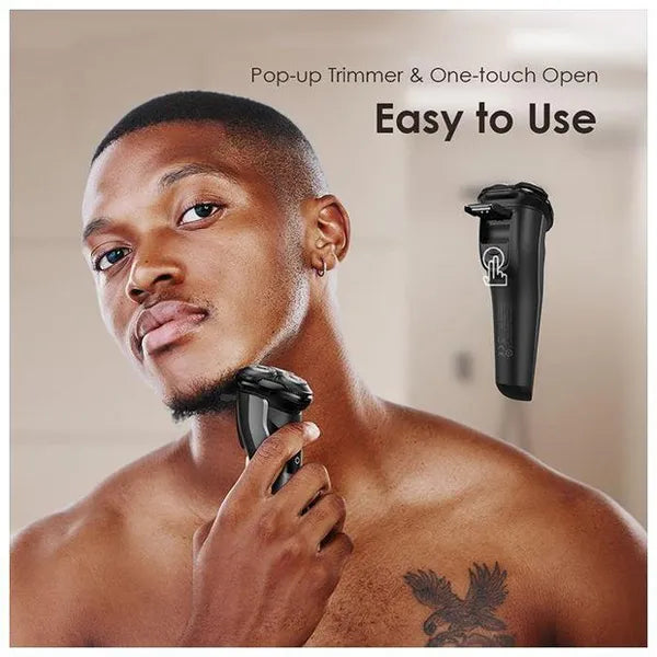 Oraimo Shaver Dual Ultra-thin Razor Net,  Pop-up Trimmer,  One-touch Open,  IPX7 Water Resistance - OPC-RS20 - Black