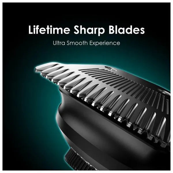 Oraimo trimmer Ultra-sharp and Precise Blades, Digital LCD Display,  90-minute Runtime, IPX7 Waterproof - OPC-TR13N - Black