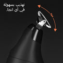 ماكينة حلاقة الوجه الهجينة Braun Series XT5100 X مع شفرة مرنة رباعية الأبعاد، مقاومة للماء، 5 أمشاط - أسود 