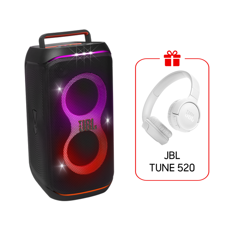 JBL Partybox Club 120 Portable Bluetooth Speaker - Black + JBL Tune 520BT Gift🎁