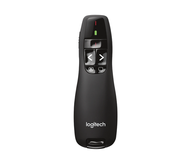 Logitech R400 Laser Presentation Remote - Black