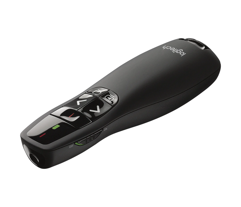 Logitech R400 Laser Presentation Remote - Black