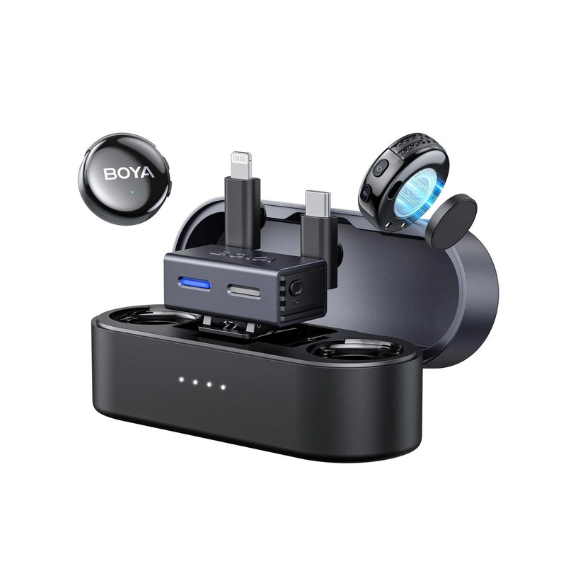 Boya BOYALINK 3-01  Al-Powered Button-Sized Wireless Micro Phone
