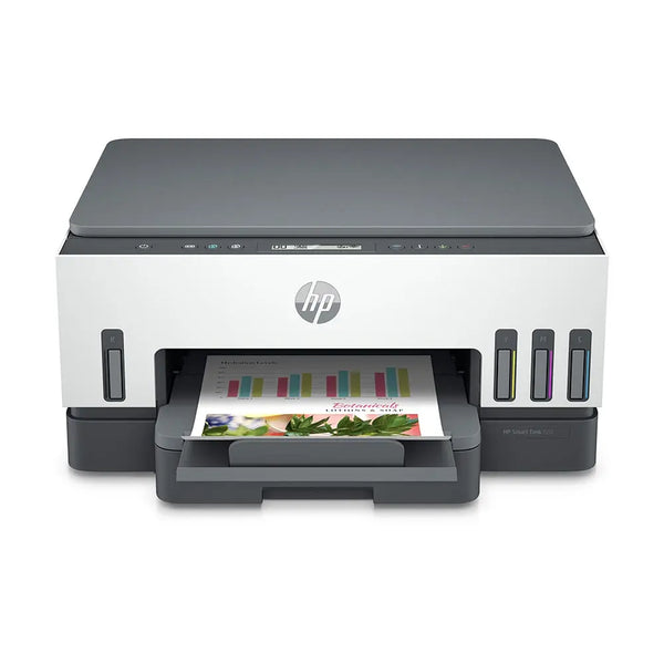 HP Smart Tank 720 All-in-One Printer Wireless, Print, Scan, Copy, Auto Duplex Printing, Print up to 18000 black or 8000 color pages  - 6UU46A - Grey