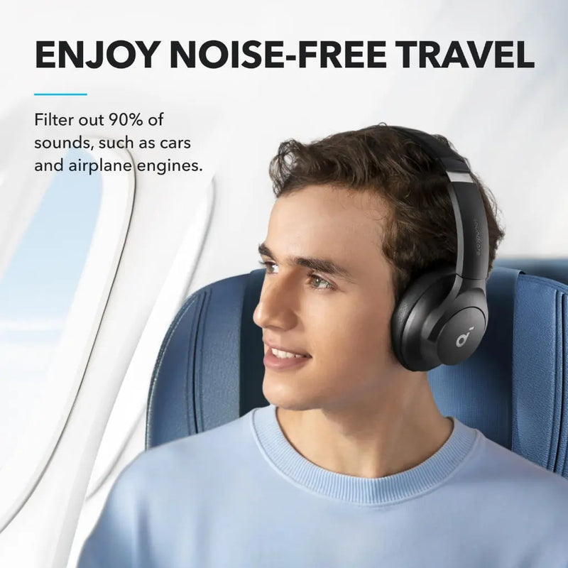 Anker soundcore Q20i Active Noise Cancelling Headphone, A3004H31 - Blue