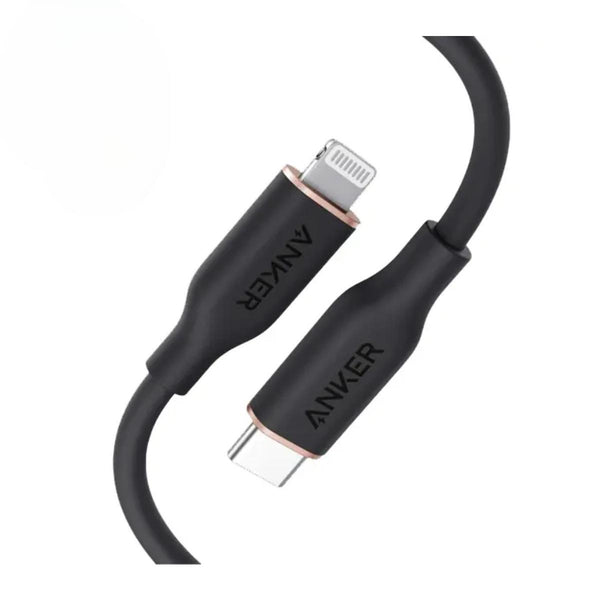 Anker Powerline III Flow Usb C with Lightning Connector, A8662P11 - Black