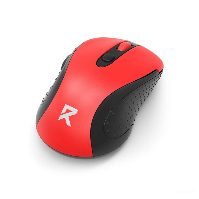 Redragon BM-2638 Wireless Mouse, Up to 2400 DPI - Red