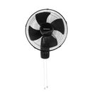 مروحة حائط سوناي، 16 بوصة، 60 واط، Mar-1611، 3 إعدادات للسرعة، لون أسود