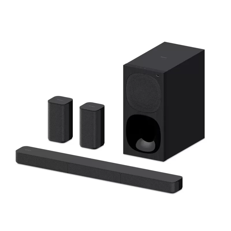 Sony Soundbar Home Theatre System Easy Bluetooth® connectivity for music streaming, USB audio playback -  HT-S20R - Black