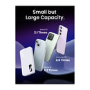 يوجرين 35577 PB311 باور بانك 20 وات 10000 مللي أمبير/ساعة بشحن سريع ثنائي الاتجاه - أبيض