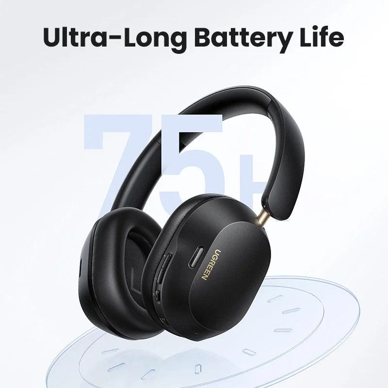 Ugreen HiTune Max5c ANC Wireless Bluetooth 5.4 Headphones Active Noise Cancellation - Black