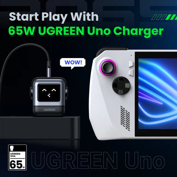 Ugreen Nexode  RG 3-Port Gan Fast Charger 65W - CD361 - Black