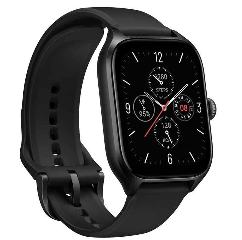 Amazfit GTS 4 AMOLED, 1.75" inches, 8 days Battery Life, 154 Sports Modes, Alexa Built-in - Infinite Black - MoreShopping - Smart Watches - Amazfit