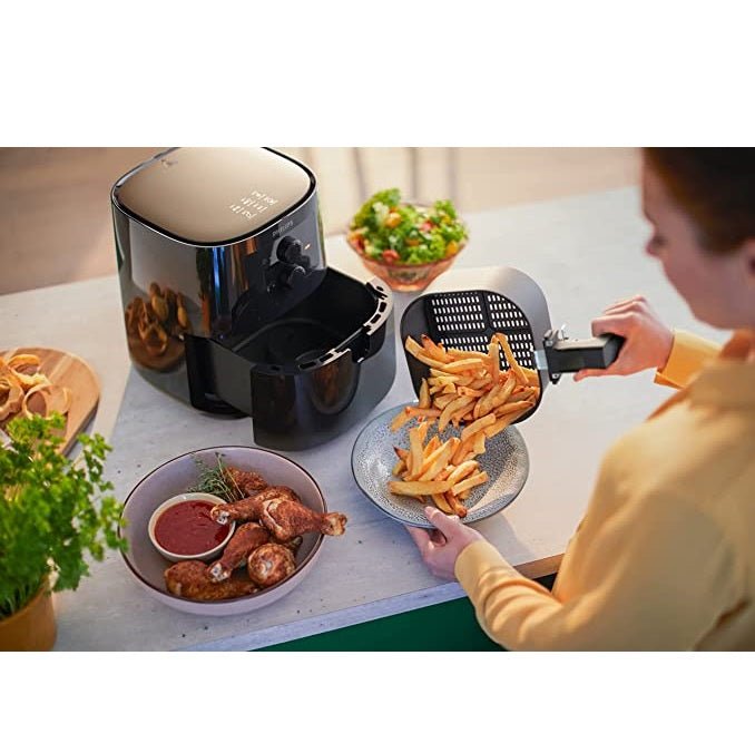 Philips Essential Air Fryer, Analogue, HD9200/90 - Black - MoreShopping - Kitchen Appliance - Philips