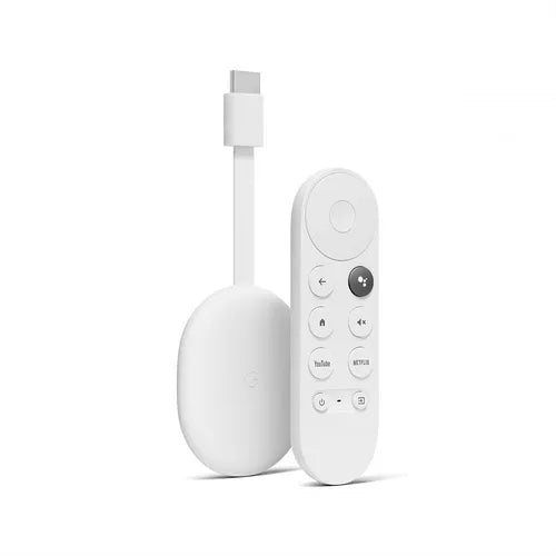 Google Chromecast with Google TV, 4K with remote Streaming device - White - MoreShopping - Smart Home - Google