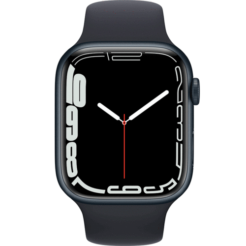 Apple Watch Series 7 GPS 45mm Aluminium Case With Sport Band Midnight - Black - MoreShopping - Smart Watches - Apple