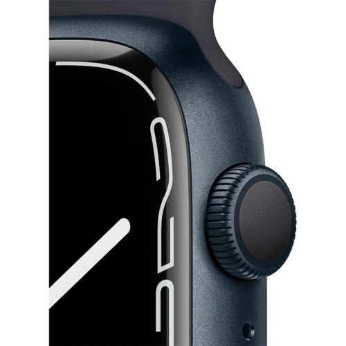 Apple Watch Series 7 GPS 45mm Aluminium Case With Sport Band Midnight - Black - MoreShopping - Smart Watches - Apple
