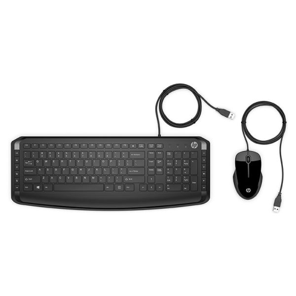 Hp Keyboard and Mouse Wired Combo - Black - MoreShopping - PC Mouse Compo - HP