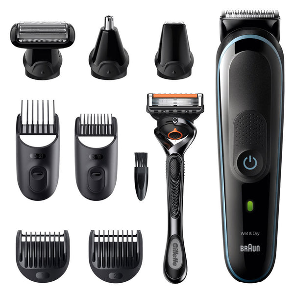 Braun All-in-one trimmer MGK5380, 9-in-1 trimmer, 7 attachments and Gillette ProGlide razor - MoreShopping - Men's Personal Care - Braun