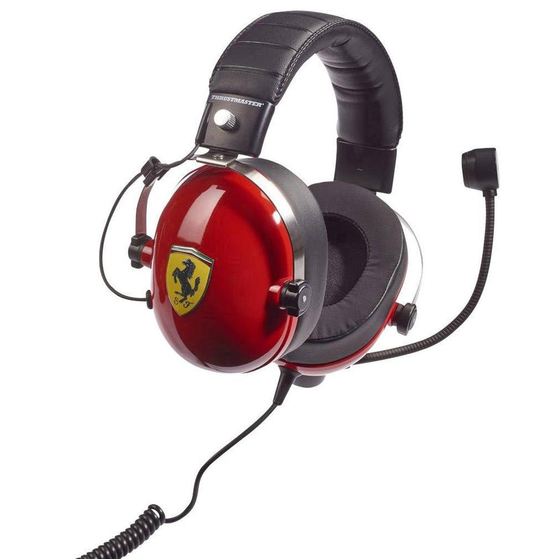 Thrustmaster T.Racing Scuderia Ferrari Edition Wired Over-Ear Gaming Headphone with Microphone - Red - MoreShopping - Gaming Headsets - Thrustmaster