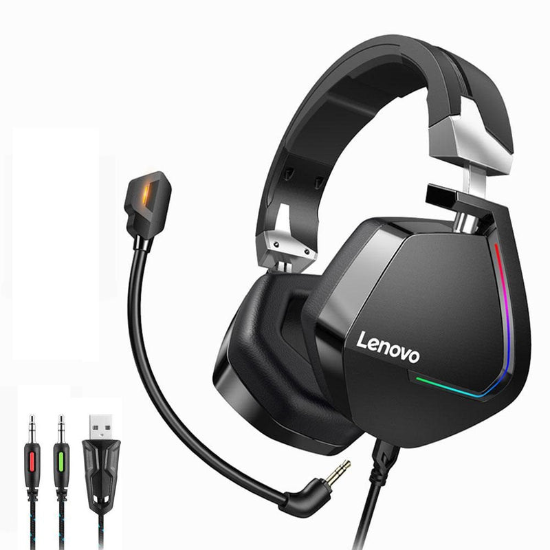 Lenovo Stereo Sound Wired Gaming Headset with Microphone - MoreShopping - Gaming Headsets - Lenovo