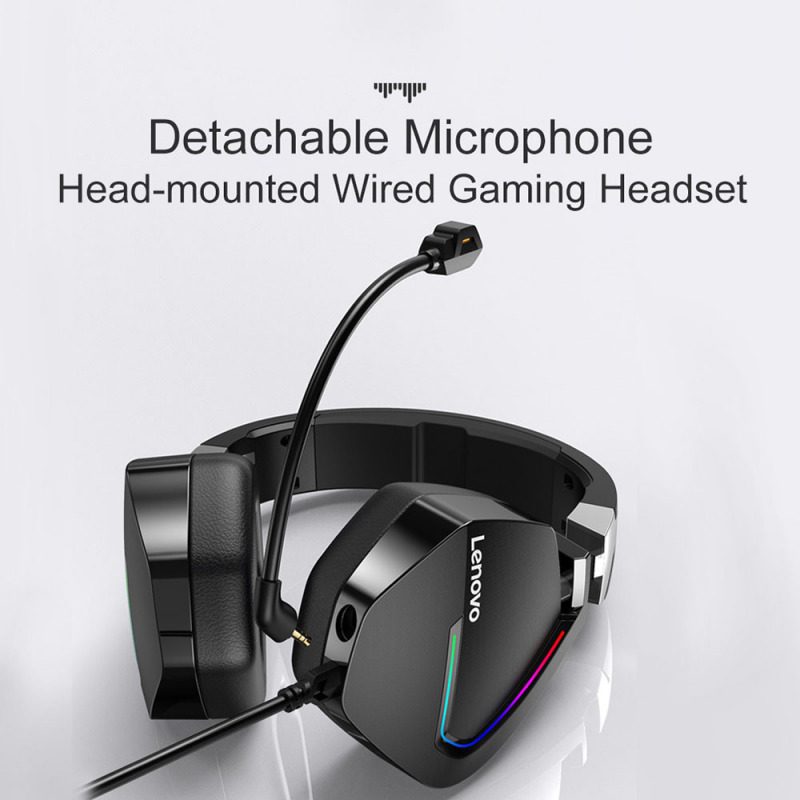Lenovo Stereo Sound Wired Gaming Headset with Microphone - MoreShopping - Gaming Headsets - Lenovo