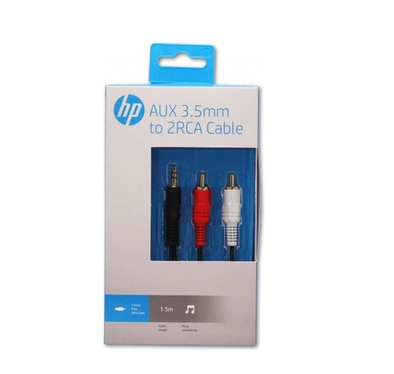 HP AUX to 2RCA Cable 1.5M - MoreShopping - Mobile Cables - Hp