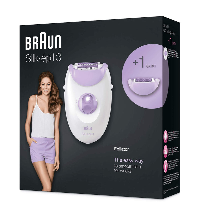 Braun Silk-Épil 3 Epilators - White - MoreShopping - Personal Care Women - Braun