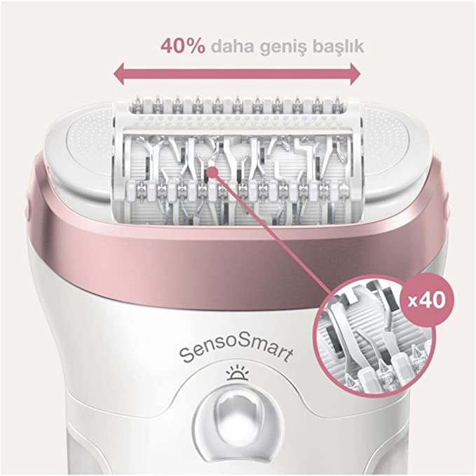 Braun Silk-epil 9-720 Wet & Dry epilator with 4 extras including a Shaver Head and a Trimmer Cap - MoreShopping - Personal Care Women - Braun