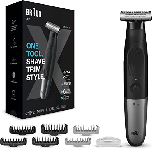 Braun Series XT5200 Body Groom One Tool Shave Trim Style - Black - MoreShopping - Personal Care Men - Braun