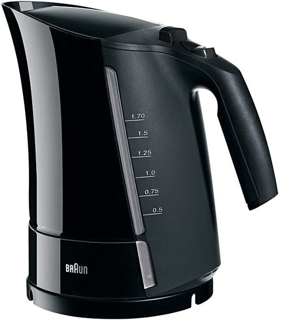 Braun MultiQuick 3 Electric Water Kettle, 1.7 Liter, 2280 Watt - Black - MoreShopping - Kitchen Appliance - Braun