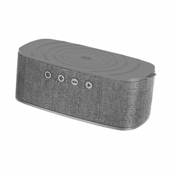 Momax Speaker + Wirless Charger QS1A - Gray - MoreShopping - Wireless Chargers - Momax