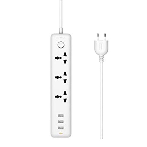 Oraimo Extension Socket 3 Ports and 3 USB - OWS-E331 White 1.8meter - MoreShopping - Power Extensions - Oraimo