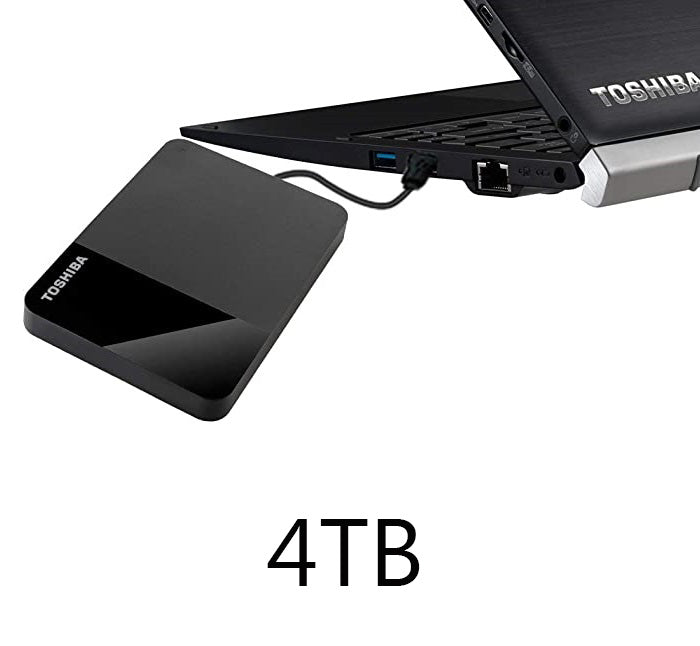 TOSHIBA Hard Drives Canvio Ready 4TB - Black - MoreShopping - Data Storages - Toshiba
