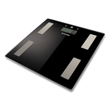 Salter Analyser Glass Digital Bathroom Scale, Black - 9150 BK3R - MoreShopping - Small Appliance - Salter