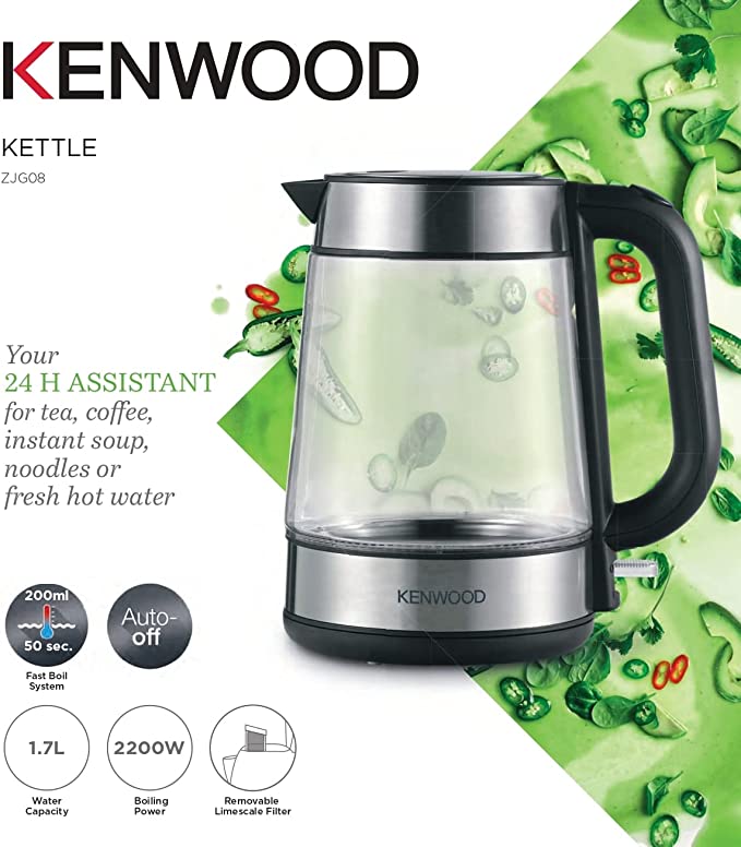 Kenwood Kettle ZJG08.000CL 2200W 1.7 L - MoreShopping - Kitchen Appliance - Kenwood