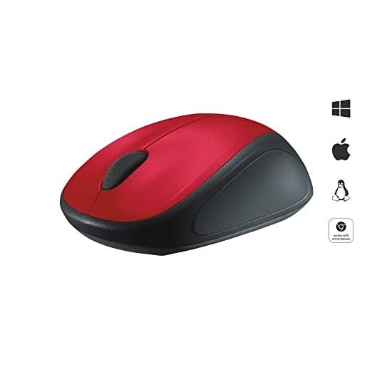 Logitech M235 Wireless Mouse - Red - MoreShopping - PC Mouses - Logitech