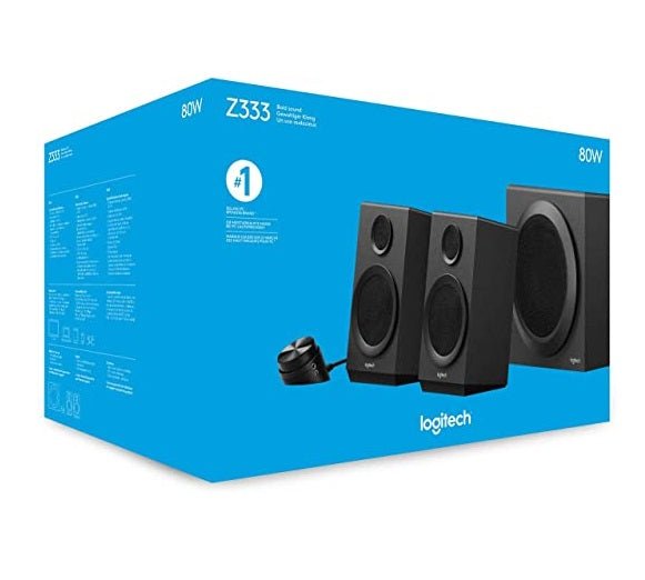 Logitech Z333 Multimedia Speakers System - Black - MoreShopping - PC Speakers - Logitech