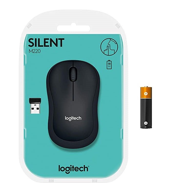 Logitech M220 Silent Wireless Mouse - Charcoal Black - MoreShopping - PC Mouses - Logitech