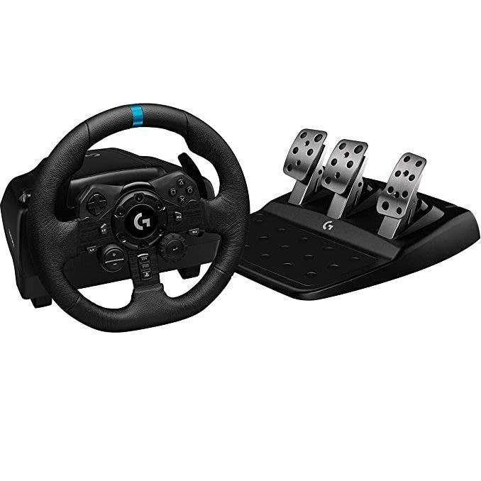 Logitech G923 Racing Wheel and Pedals for PS5 and PC - MoreShopping - Gaming Controllers - Logitech