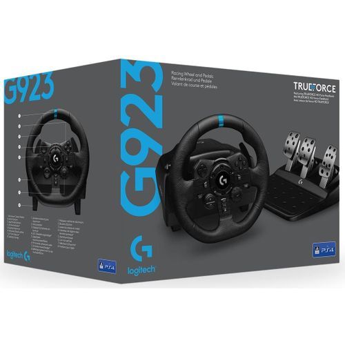 Logitech G923 Racing Wheel and Pedals for PS5 and PC - MoreShopping - Gaming Controllers - Logitech