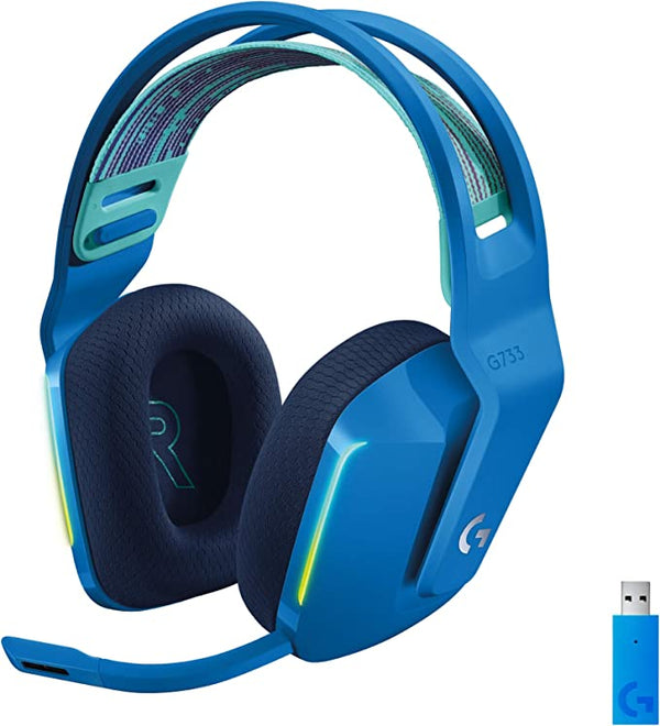 Logitech G733 LIGHTSPEED Wireless RGB Gaming Headset - Blue - MoreShopping - Gaming Headsets - Logitech