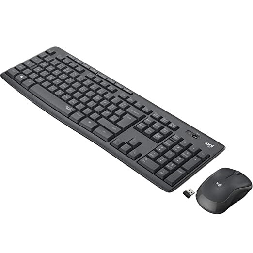 Logitech MK295 Silent Wireless Mouse and Keyboard Combo - Gray - MoreShopping - PC Mouse Compo - Logitech