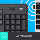 Logitech MK295 Silent Wireless Mouse and Keyboard Combo - Gray - MoreShopping - PC Mouse Compo - Logitech