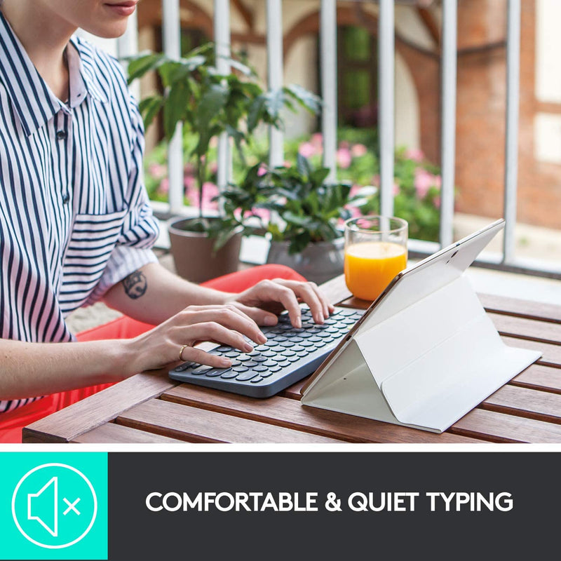 Logitech K380 Keyboard Wireless Multi Device - Black - MoreShopping - PC Keyboards - Logitech