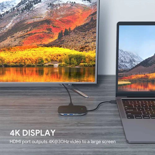 Aukey CBC68 USB C Hub Ultra Slim with 4 USB 3.0 Data - MoreShopping - More Computer Accessories - Aukey