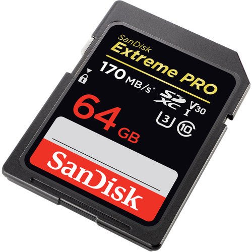 SanDisk Extreme Pro SDXC 170MB S UHSI Card 64GB - MoreShopping - SD Cards - ‎SanDisk